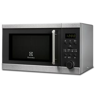 Electrolux, 19 L, 1000 W, black/silver - Microwave oven with grill EMS20300OX