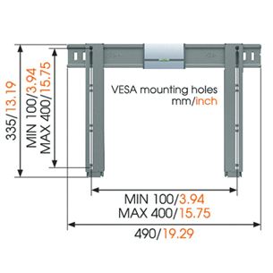 Wall mount for 26-42" LED/LCD/Plasma TV, Vogels