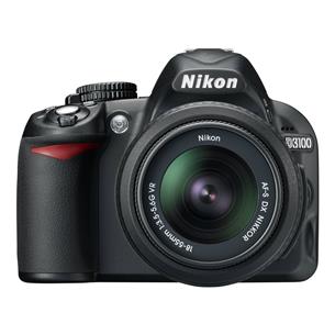 DSLR camera D3100 + 18-55 mm lens, Nikon