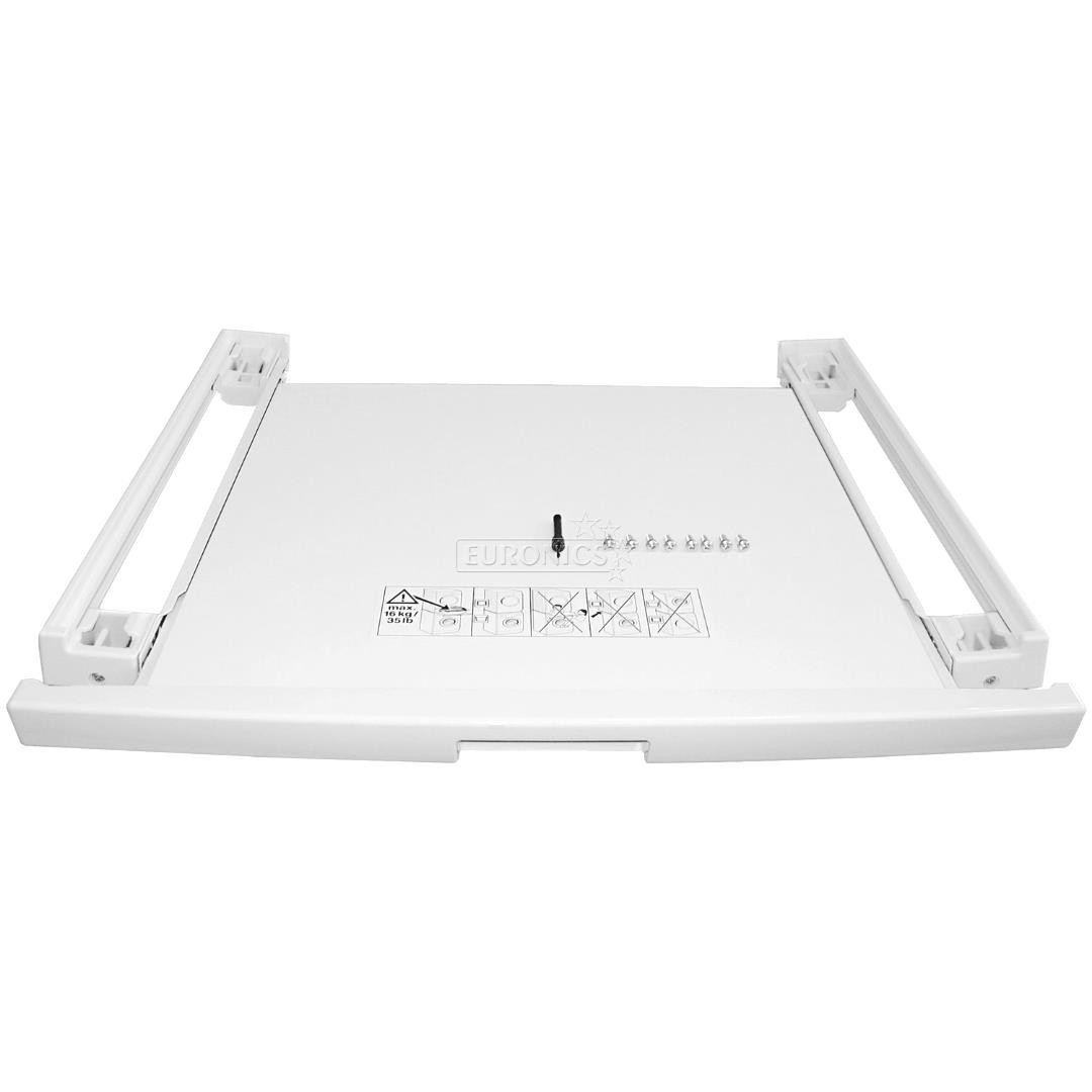 Bosch, white - Stacking kit with pull-out shelf