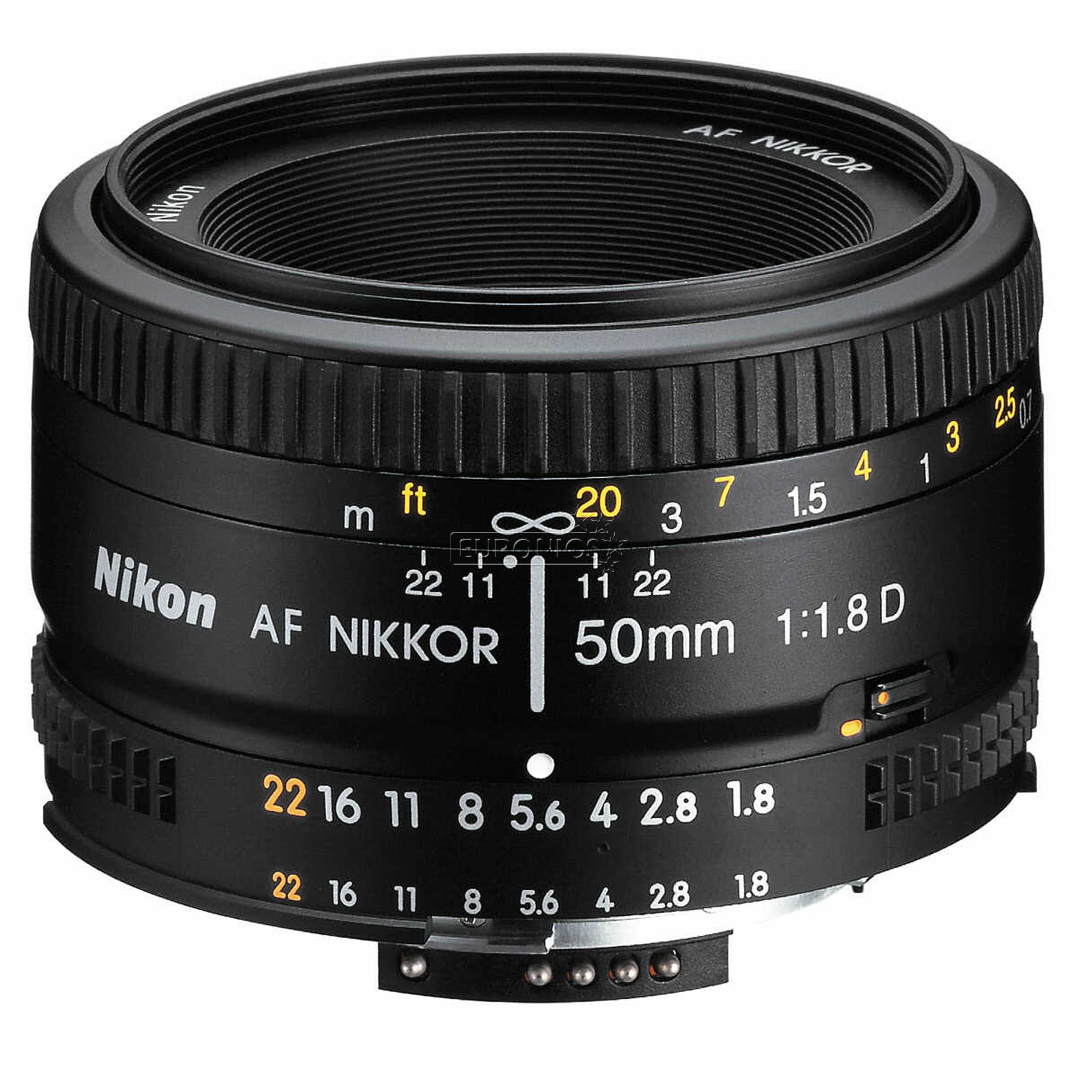Objektīvs 50mm f/1.8D AF NIKKOR, Nikon