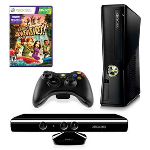 Xbox 360 Slim (250 GB) + Kinect sensor + Kinect Sports