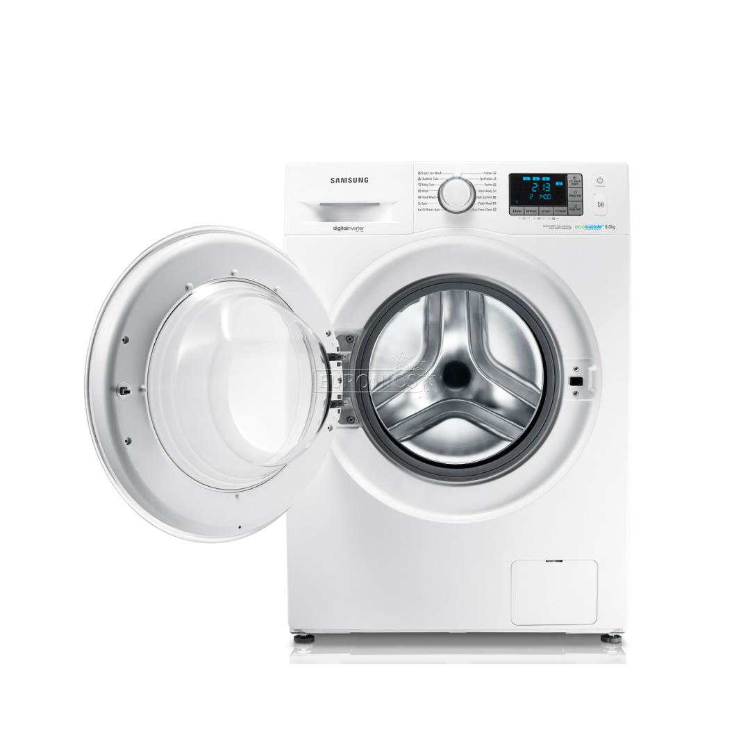 Washing machine Samsung / Eco Bubble™, WF80F5E5U4W/LE