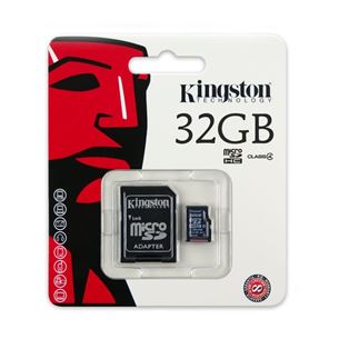 MicroSDHC memory card, Kingston / 32GB