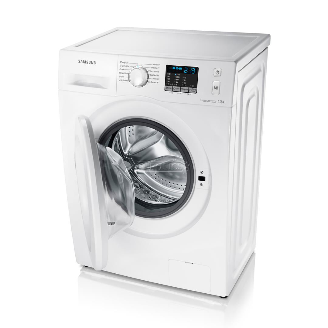 Washing machine, Samsung / Ecobubble™, WF60F4E0W0W/LE