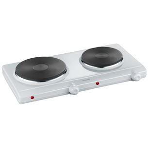 Severin, 2500 W, white - Table Stove with 2 Cooking Plates DK1042