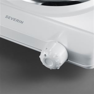 Severin, 1500 W, white - Table Stove with 1 Cooking Plate