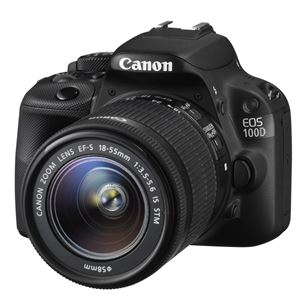 Digitālā spoguļkamera EOS 100D + 18 - 55mm IS objektīvs, Canon