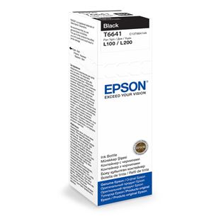 Epson T6641, черный - Контейнер с чернилами