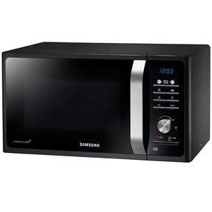 Samsung, 23 L, melna/sudraba - Mikroviļņu krāsns ar grilu MG23F301TAK/BA