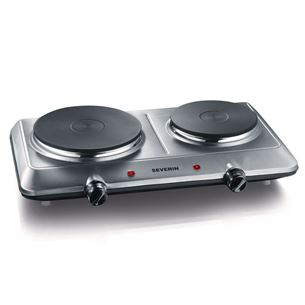 Severin, 2500 W, inox - Table Stove with 2 Cooking Plates DK1014