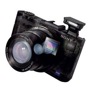 Digitālā fotokamera Cybershot RX100 II, Sony / Wi-Fi, NFC