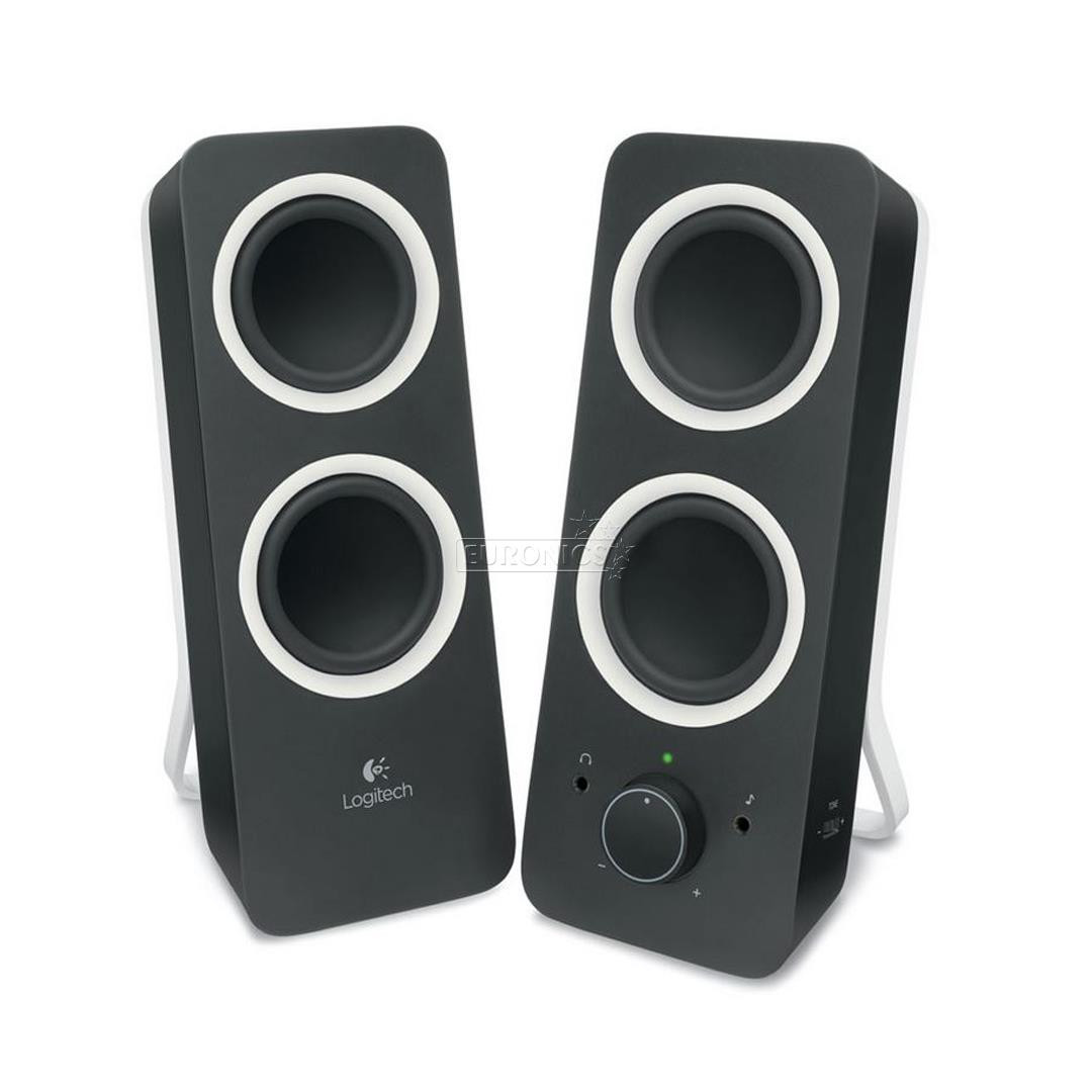 Logitech Z200 2.0, melna - Datora skaļruņi