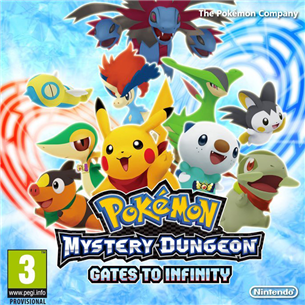 Nintendo 3DS game Pokemon Mystery Dungeon: Gates to infinity