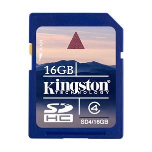 Atmiņas karte 16GB SDHC Class 4, Kingston