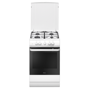 Gas cooker with electric oven, Hansa / 50 cm