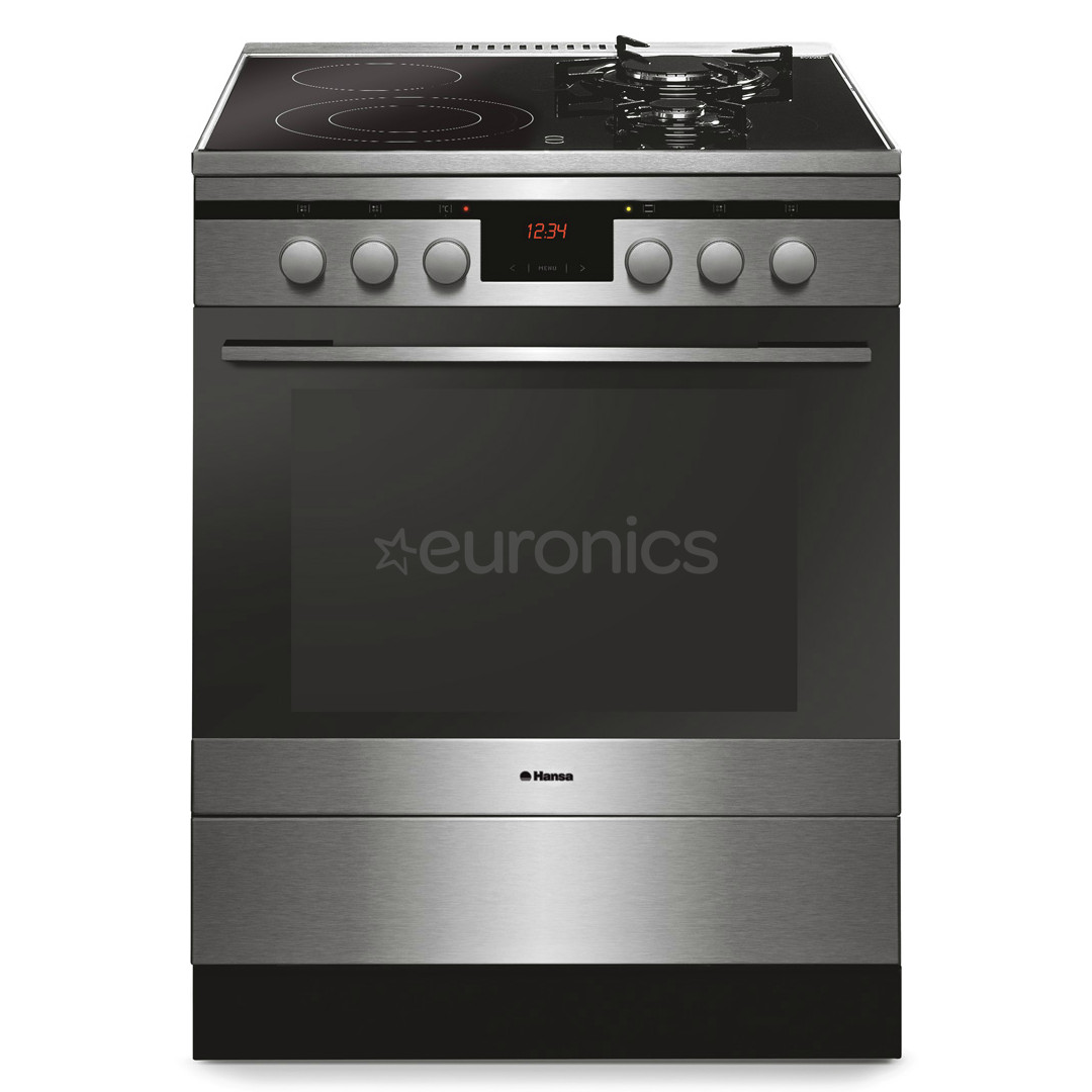 Hansa, 66 L, inox  - Freestanding Combined Cooker with Electric Oven