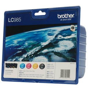 Brother LC985 - Tintes kasetņu komplekts printerim LC985VALBPDR