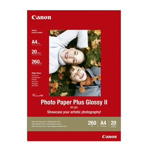 Canon, A4, 260 g/m2, 20 loksnes - Fotopapīrs