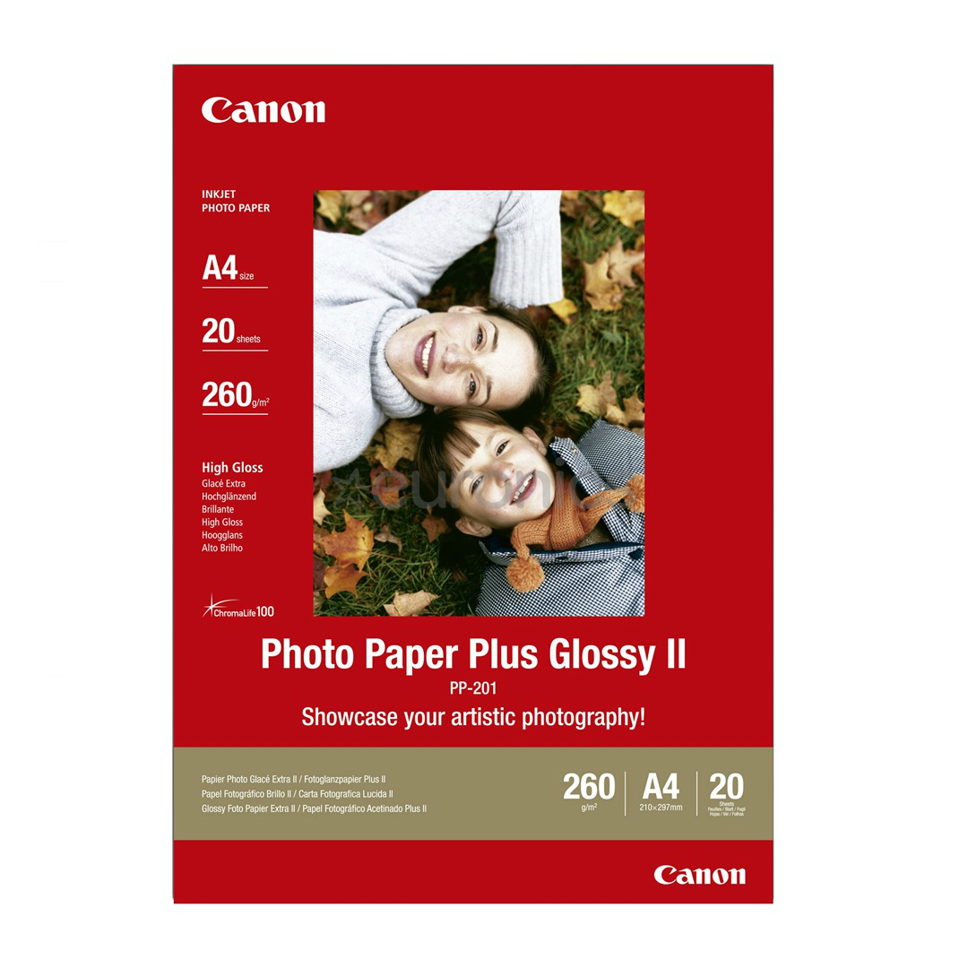 Canon, A4, 260 g/m2, 20 loksnes - Fotopapīrs