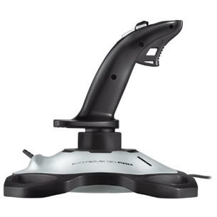 Logitech Extreme 3D Pro, melna/pelēka - Spēļu kontrolieris