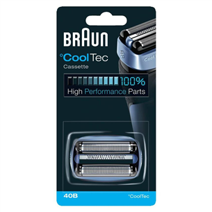 Braun CoolTech - Maiņas skuvekļa sietiņš un asmens 40B