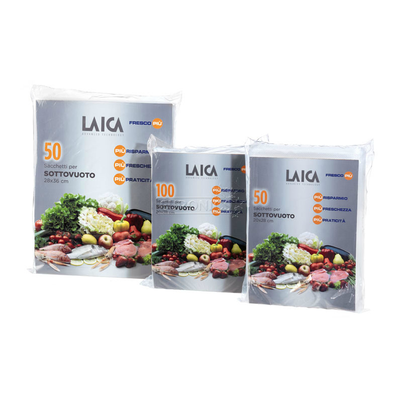 Laica, 100 gab. - Maisiņi vakuuma iepakošanai