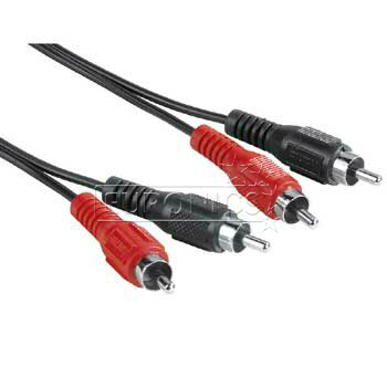 2RCA uz 2RCA kabelis, Hama