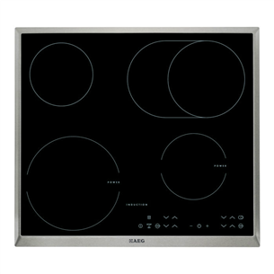 Built-in hob with 2 ceramic + 2 induction heat elements, AEG