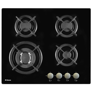 Hansa, width 60 cm, black - Built-in Gas Hob