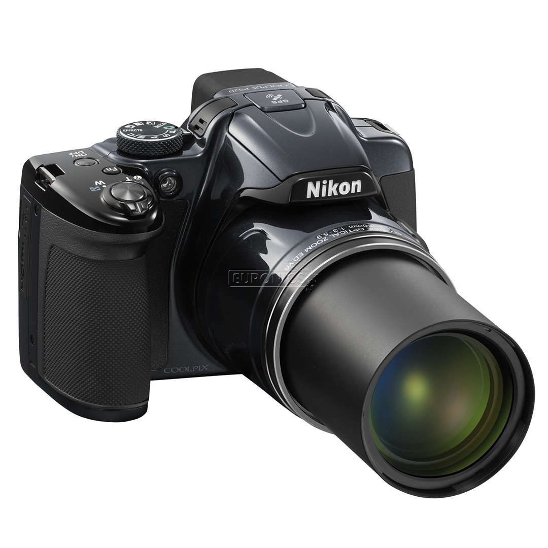 Digital camera CoolPix P520, Nikon / 42x zoom, COOLPIXP520SILVER