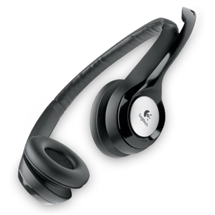 Logitech H390, melna - Austiņas ar mikrofonu 981-000406