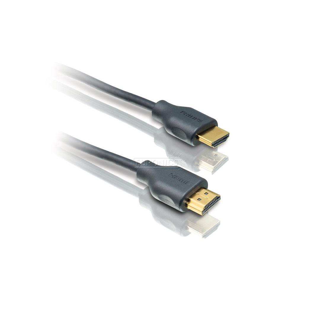 Philips, garums 1.8 m, melna - HDMI vads