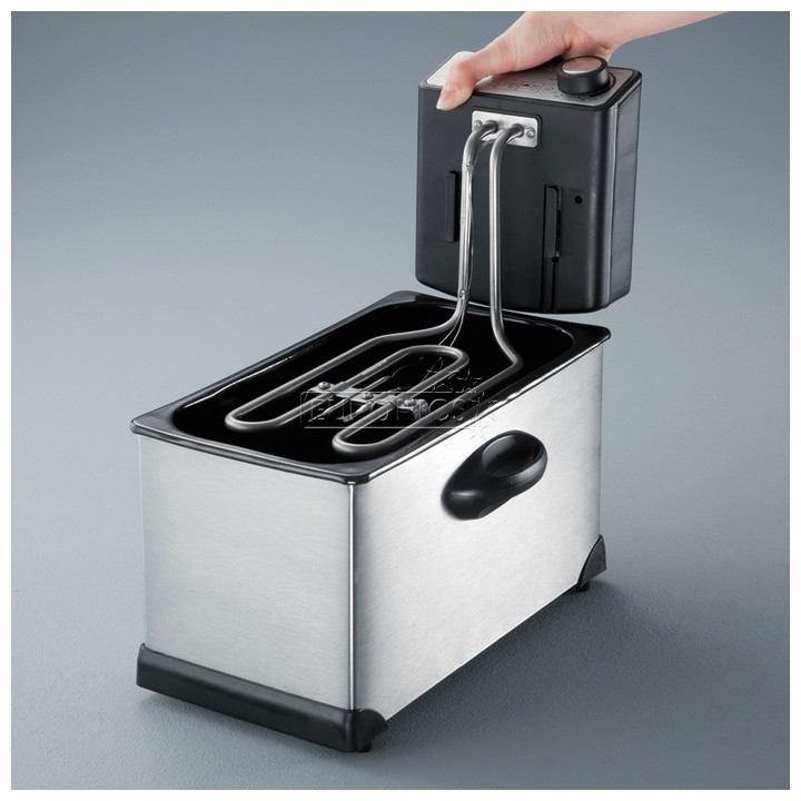 Severin, 2000 W, black/silver - Deep Fryer