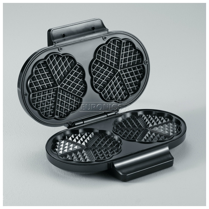 Severin Double, 1200 W, melna/pelēka - Vafeļu panna