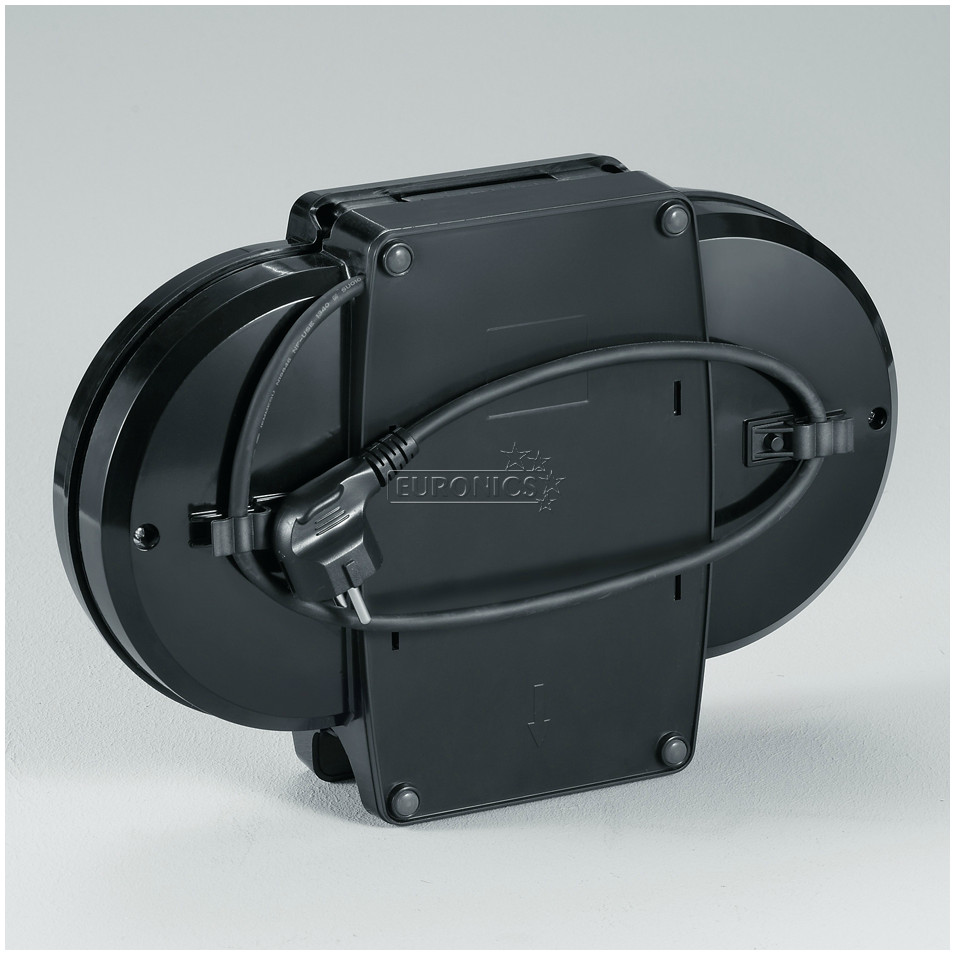 Severin Double, 1200 W, melna/pelēka - Vafeļu panna