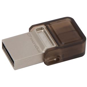 USB zibatmiņa DataTraveler microDuo, Kingston / 8GB, USB 2.0