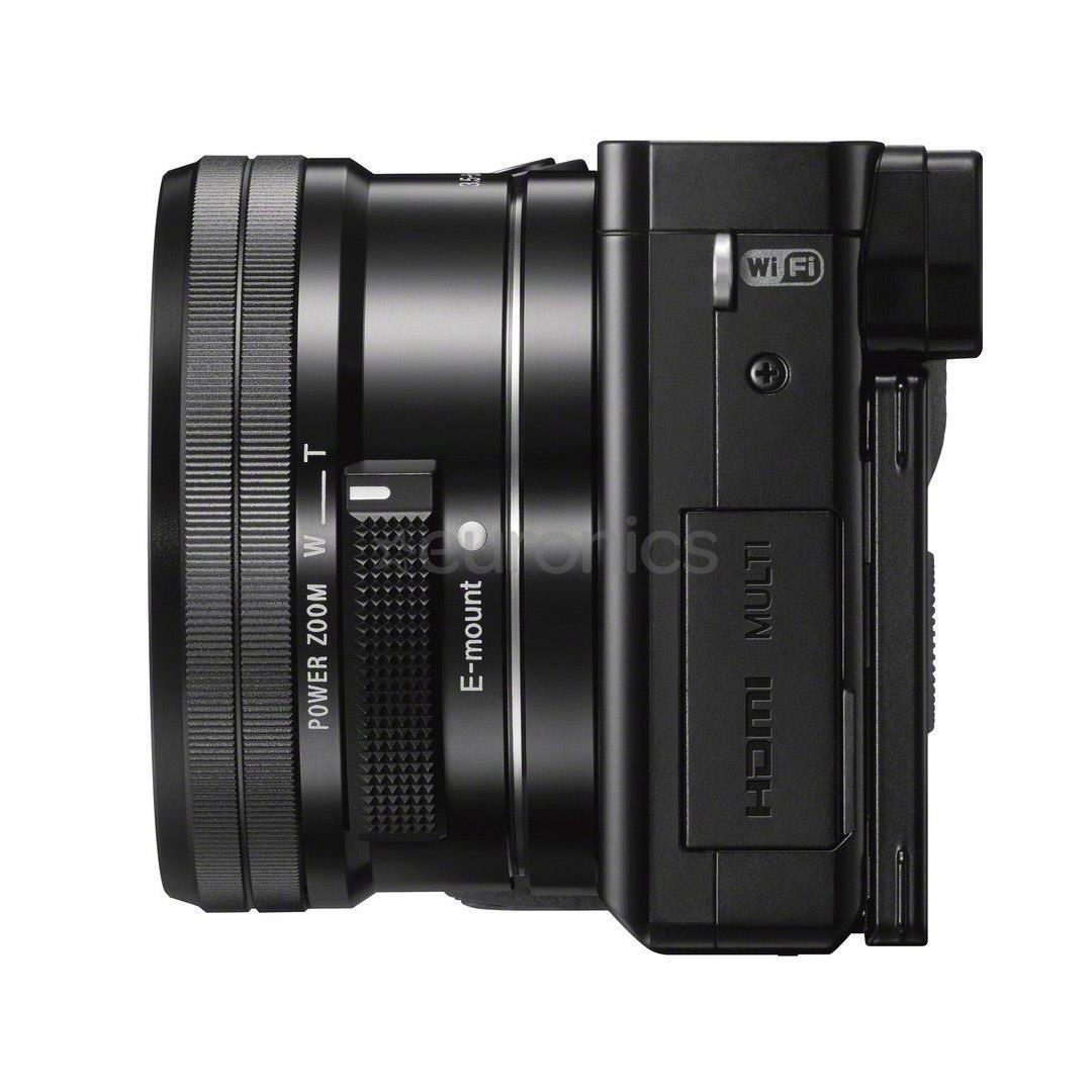 Digitālā fotokamera ILCE-6000 ar 16-50mm objektīvu, Sony