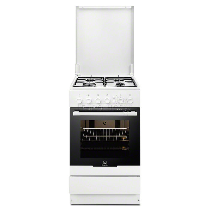 Gāzes plīts ar gāzes cepeškrāsni, Electrolux (50 cm)