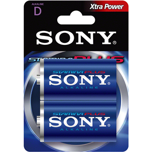 Baterijas D Stamina Plus, Sony / 2 gab