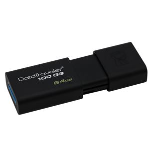 USB zibatmiņa DataTraveler 100 G3 USB 3.0, Kingston / 64GB DT100G3/64GB