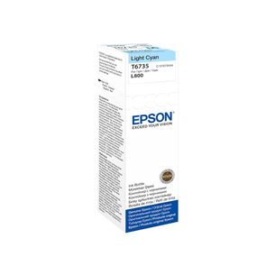 Контейнер с чернилами Epson T6735 (светло-голубой)