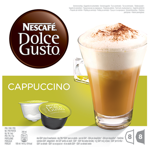 Coffee capsules Nescafe Dolce Gusto Cappuccino, Nestle