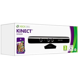 Kinect Sensor + Kinect Adventures spēle priekš Xbox 360