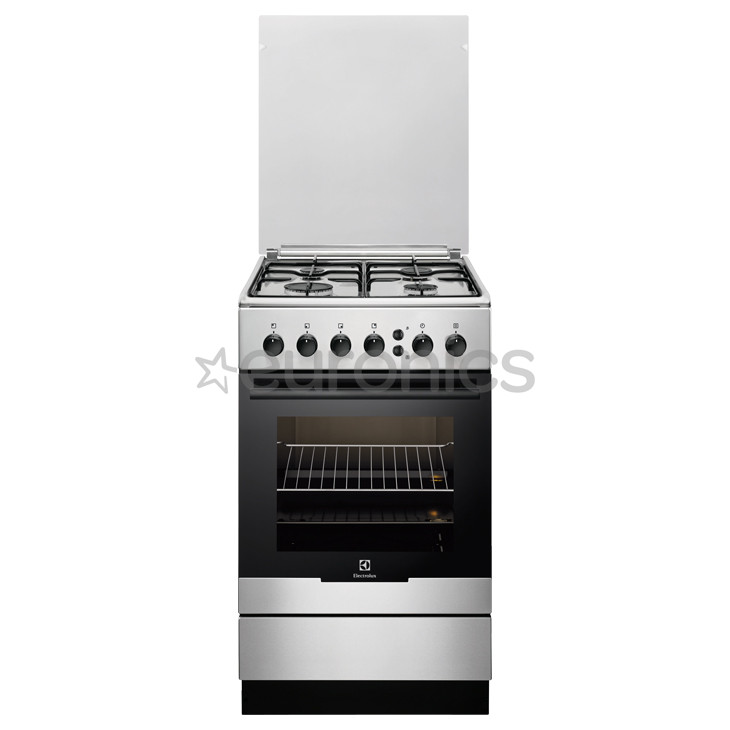 Gāzes plīts ar gāzes cepeškrāsni, Electrolux (50 cm)