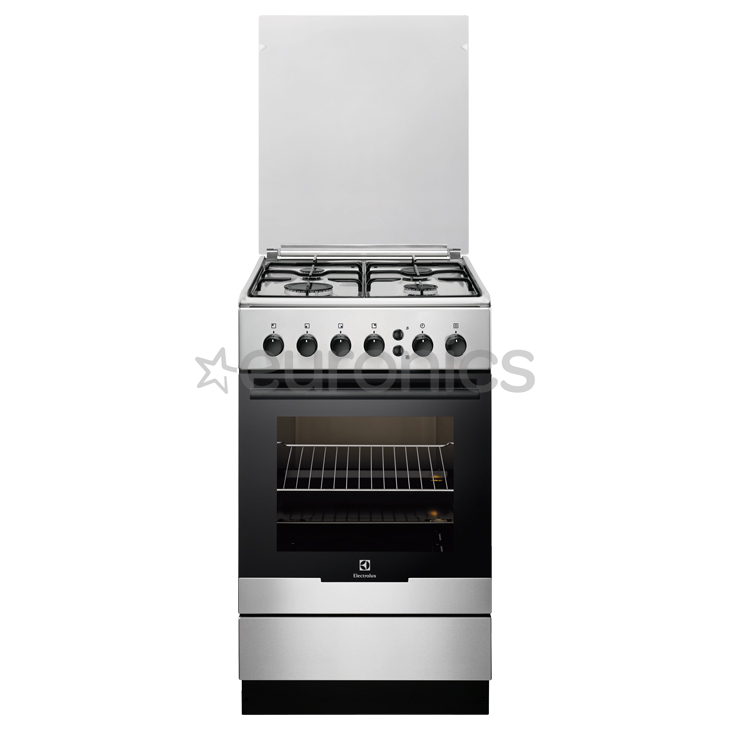 Gāzes plīts ar gāzes cepeškrāsni, Electrolux (50 cm)