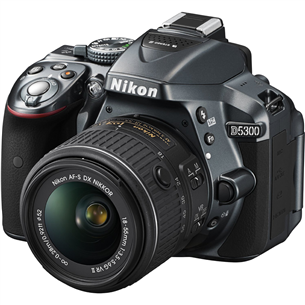 Digitālā spoguļkamera D5300 + 18 - 55mm VR objektīvs, Nikon