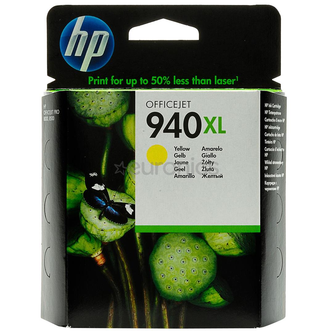 HP 940XL, yellow - Tintes kasetne printerim
