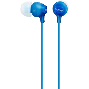 Sony EX15LP, синий - Внутриканальные наушники MDREX15LPLI.AE