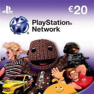 PlayStation Network karte 20 € vērtībā, Sony
